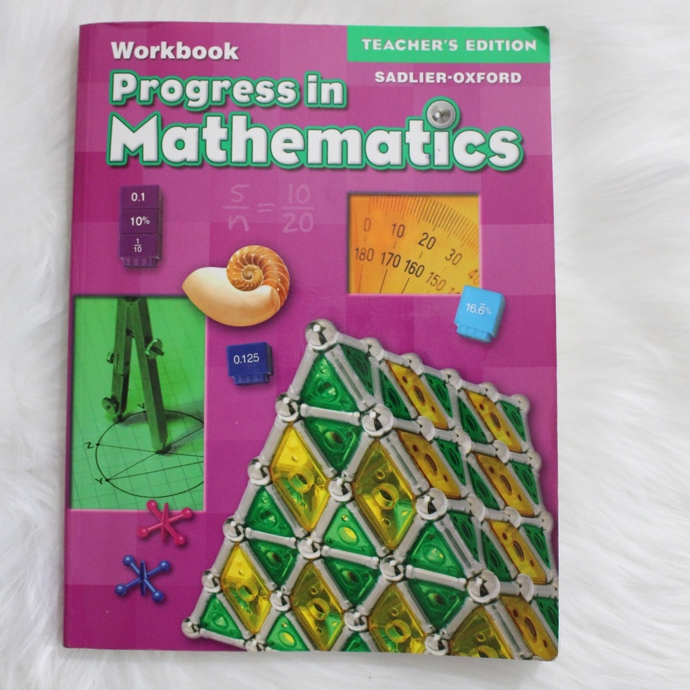 Teacher's edition paperback  workbook, Progress in Mathematics book